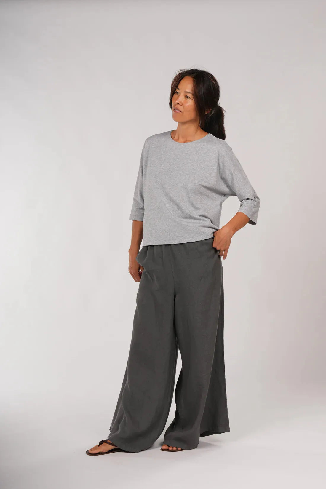 Montaigne Siena 100% Cotton 3/4 Sleeve Top - Stay Wild Collective  Tops