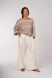 Montaigne Binoche French Stripe Linen Top - Stay Wild Collective  Tops