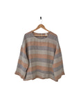 Montaigne Binoche French Stripe Linen Top - Stay Wild Collective  Tops
