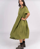 Montaigne Vianne Linen Dress one Size - Stay Wild Collective  Dress