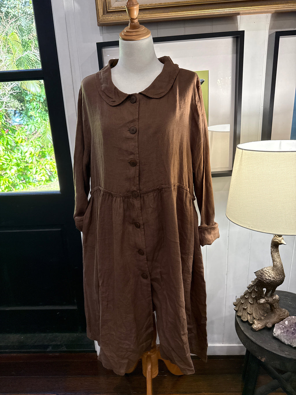   Montaigne button through coat with Peter Pan collar - Stay Wild Collective  