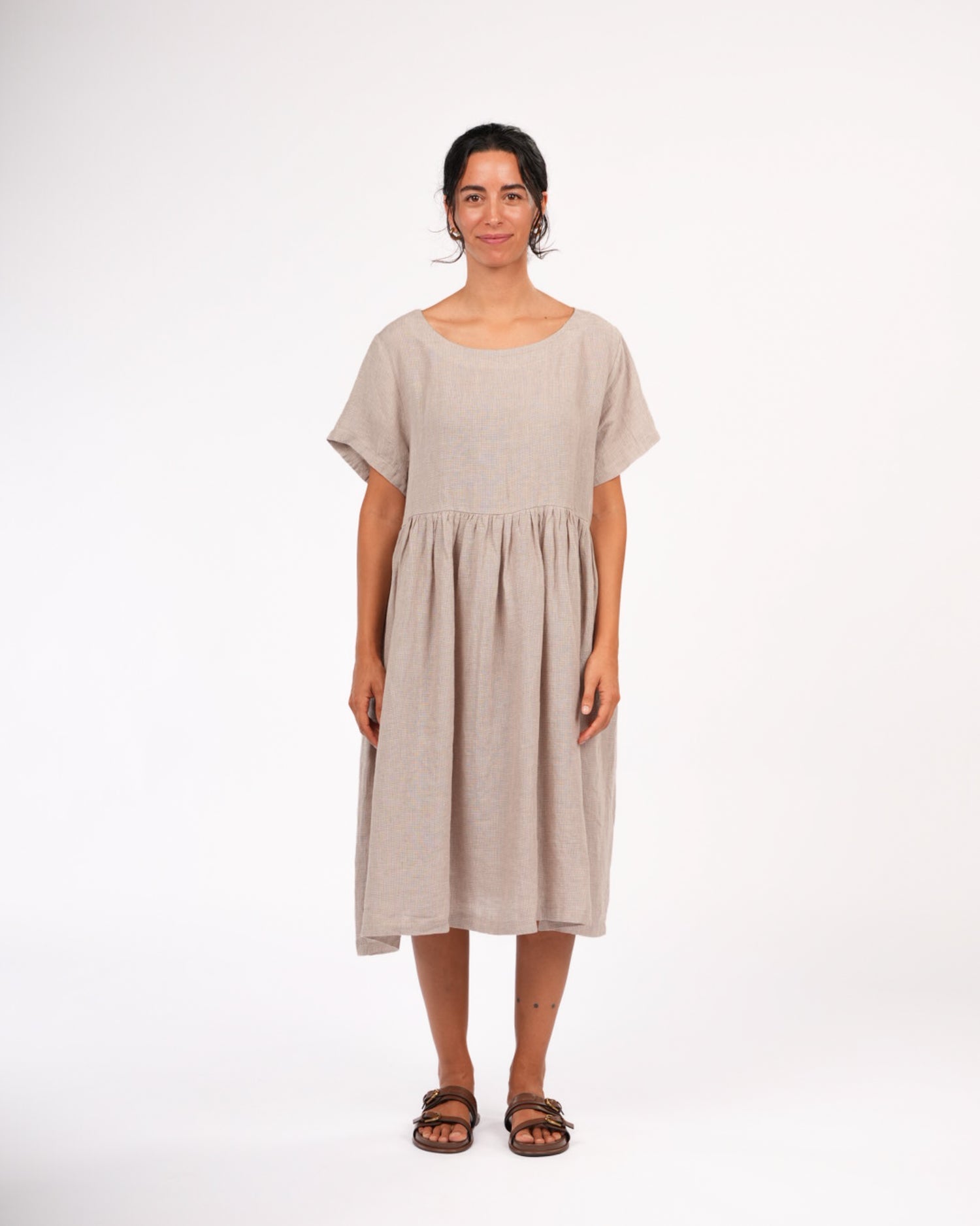   Montaigne summer staple dress in houndstooth - Stay Wild Collective  