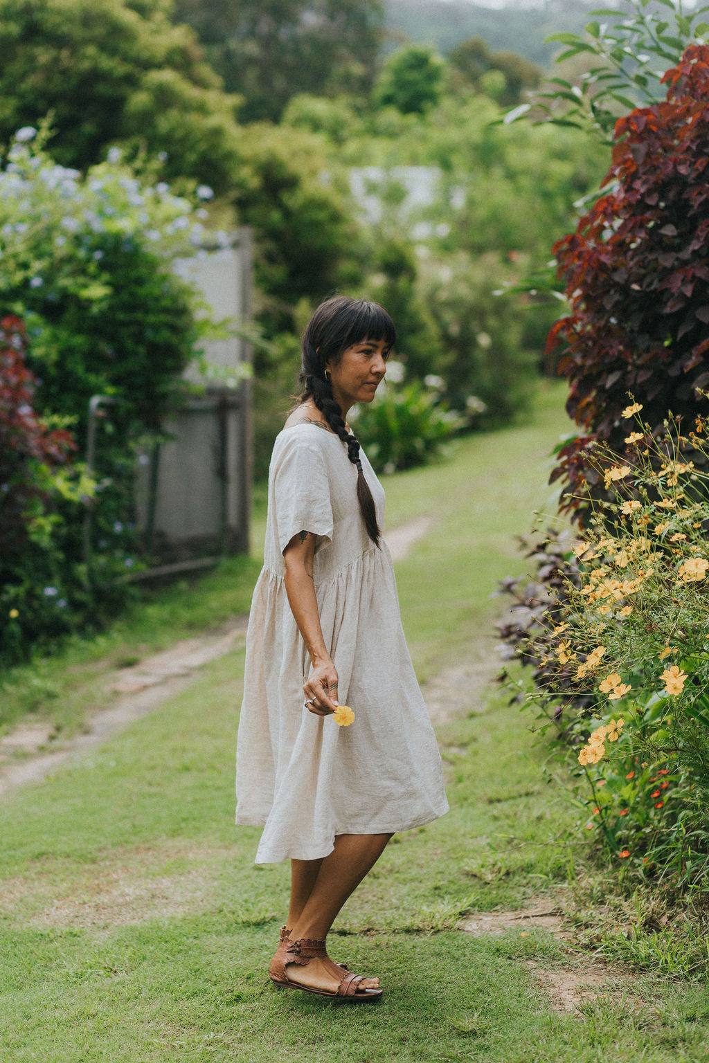   Montaigne summer staple dress in houndstooth - Stay Wild Collective  