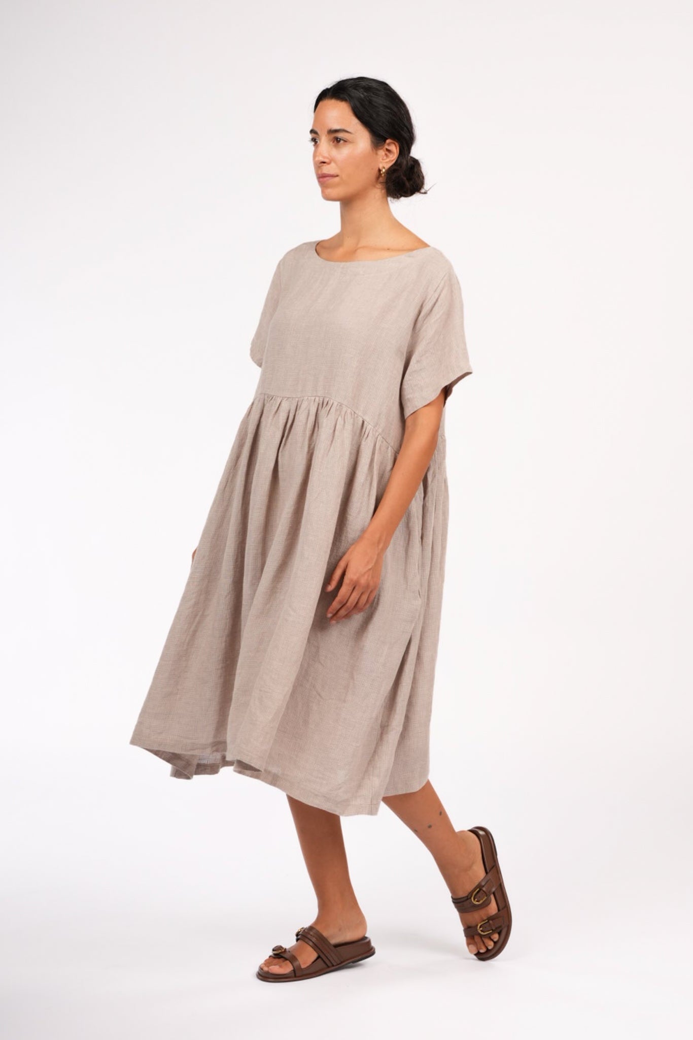   Montaigne summer staple dress in houndstooth - Stay Wild Collective  