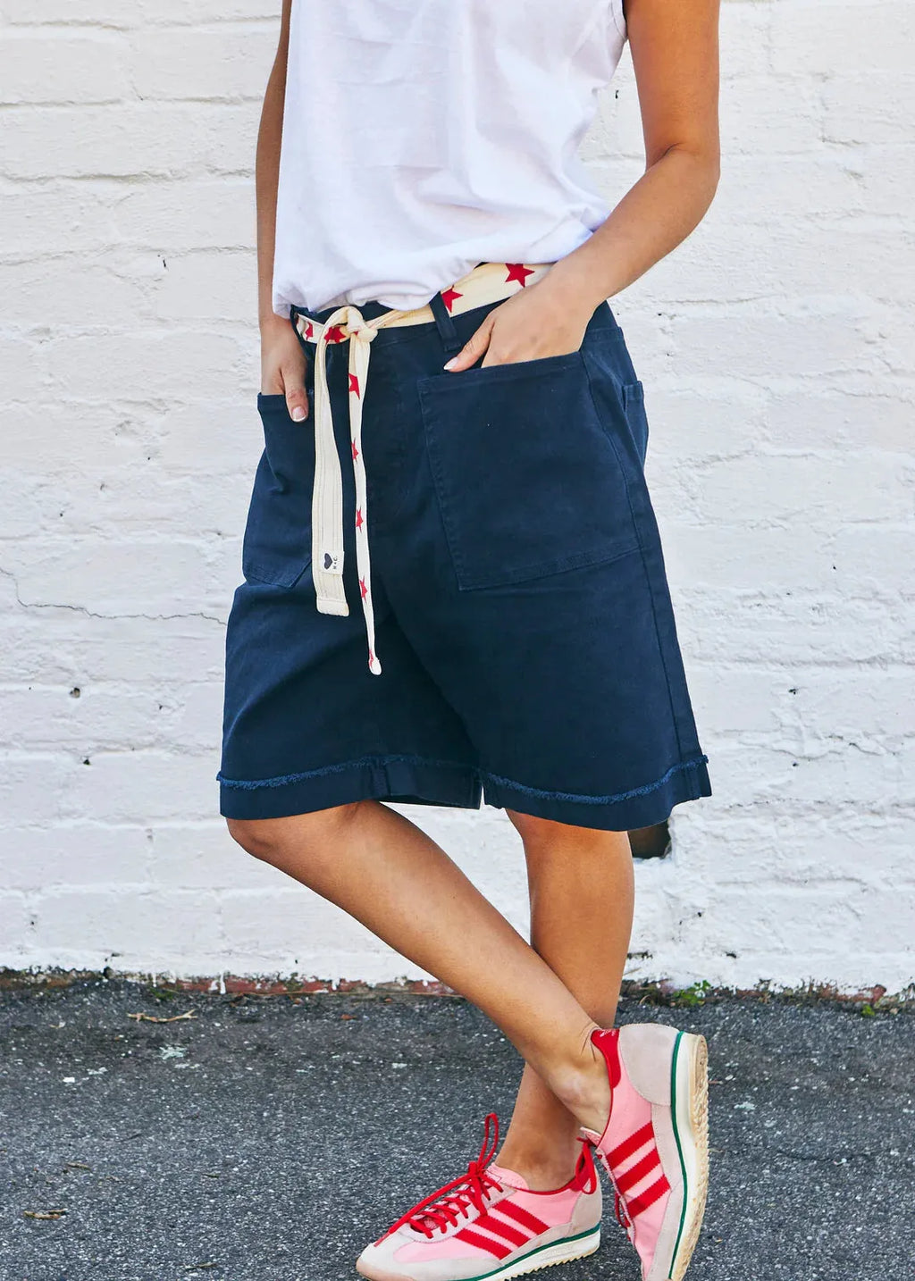 NEW WEEKEND STRETCH SHORT - NAVY hammil and co - Stay Wild Collective  