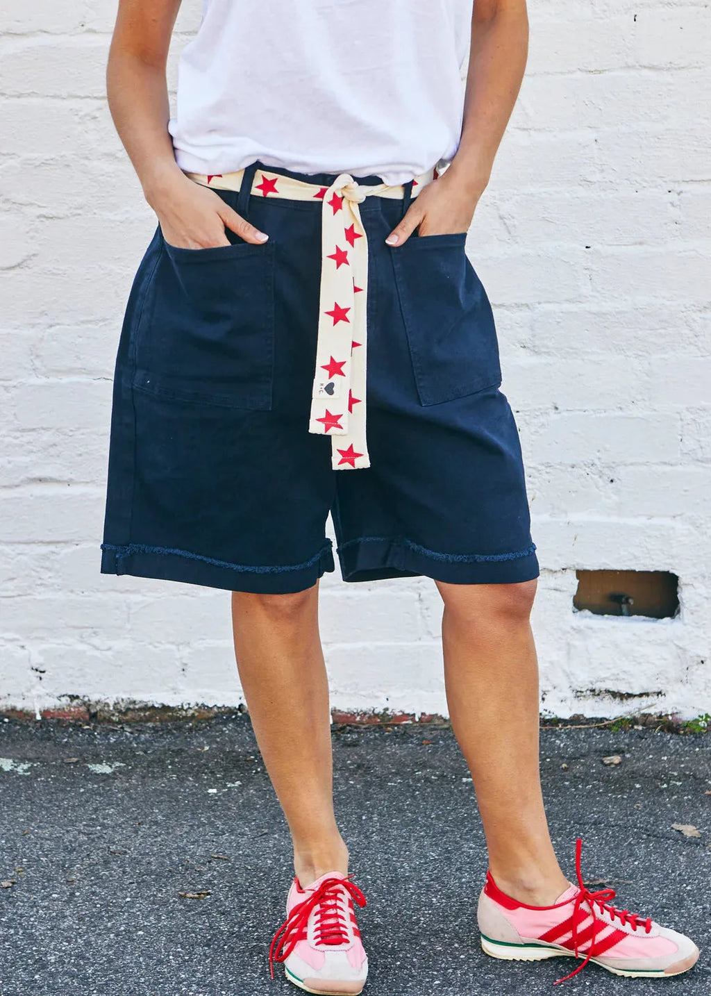 NEW WEEKEND STRETCH SHORT - NAVY hammil and co - Stay Wild Collective  