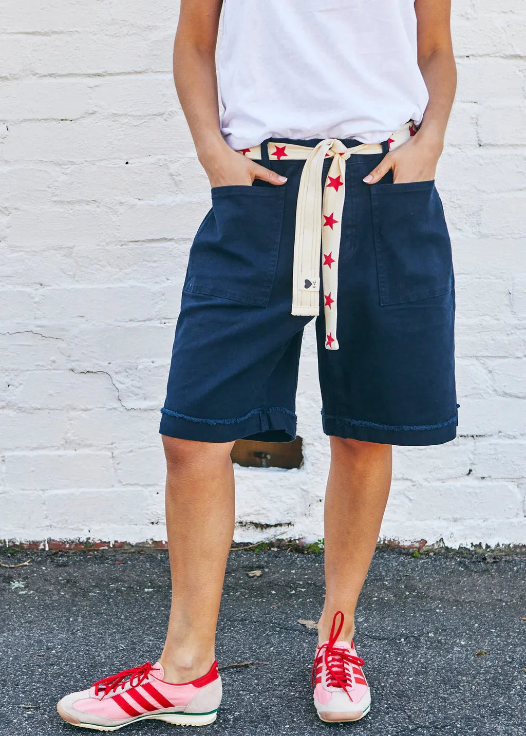 NEW WEEKEND STRETCH SHORT - NAVY hammil and co - Stay Wild Collective  