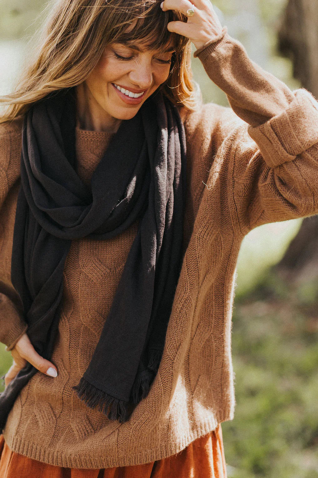  NZ Lambswool Cable Kni - Stay Wild Collective  