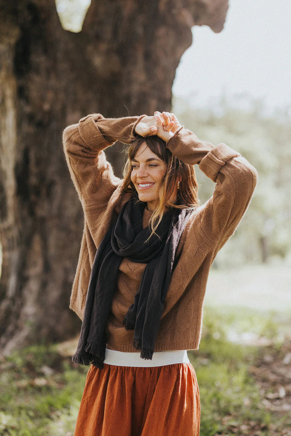 NZ Lambswool Cable Kni - Stay Wild Collective  