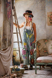 Pre Order Magnolia Pearl Night Garden Benjamin Wide Leg Overalls OVERALLS 149-WSHID-OS