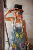 Pre Order Magnolia Pearl Night Garden Benjamin Wide Leg Overalls OVERALLS 149-WSHID-OS