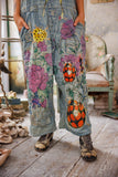 Pre Order Magnolia Pearl Night Garden Benjamin Wide Leg Overalls OVERALLS 149-WSHID-OS