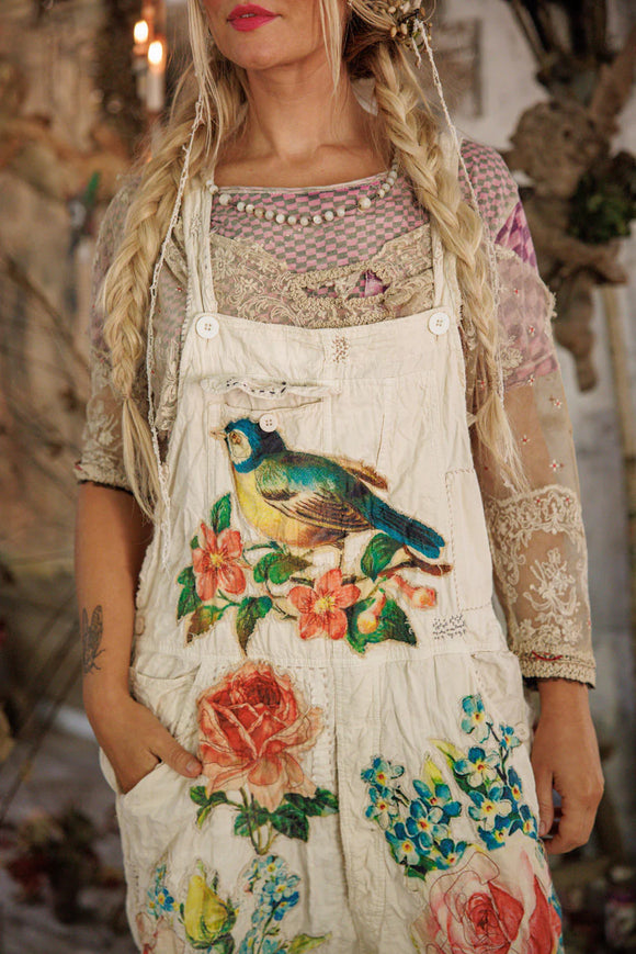 Pre Oder Magnolia Pearl Birdie Bouquet Benjamin Overalls 171-MOON-OS