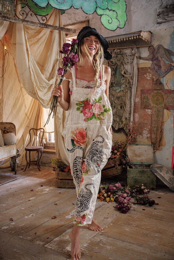 Pre Order Magnolia Pearl Birch Floral Love Overalls  176-MOON-OS