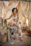 Magnolia Pearl Birch Floral Love Overalls  176-MOON-OS