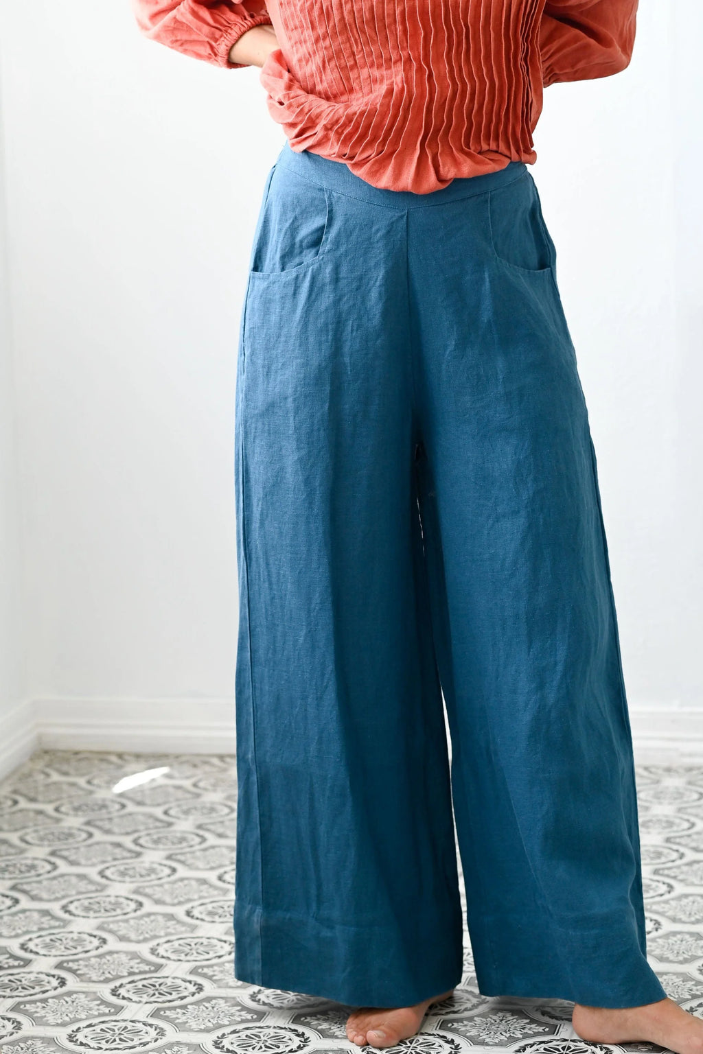  Ollie Denim Pant Sapphire - Stay Wild Collective  Pants