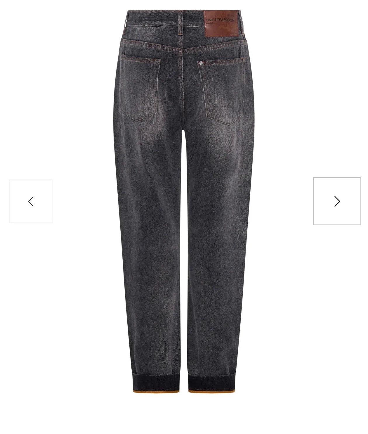 person wearing One teaspoon Bandits Low Waist Boyfriend Denim Jeans - Worn Black SALE - Stay Wild Collective  