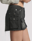 One teaspoon cargo skirt faded black - Stay Wild Collective  