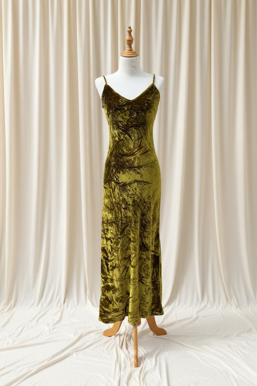  Otomo Marilyn - Silk Velvet slip dress - Stay Wild Collective  