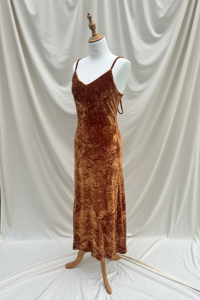  Otomo Marilyn - Silk Velvet slip dress - Stay Wild Collective  