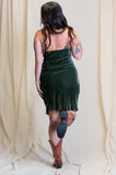 Otomo Velvet Silk Slip Kelly Green - Stay Wild Collective  Dress