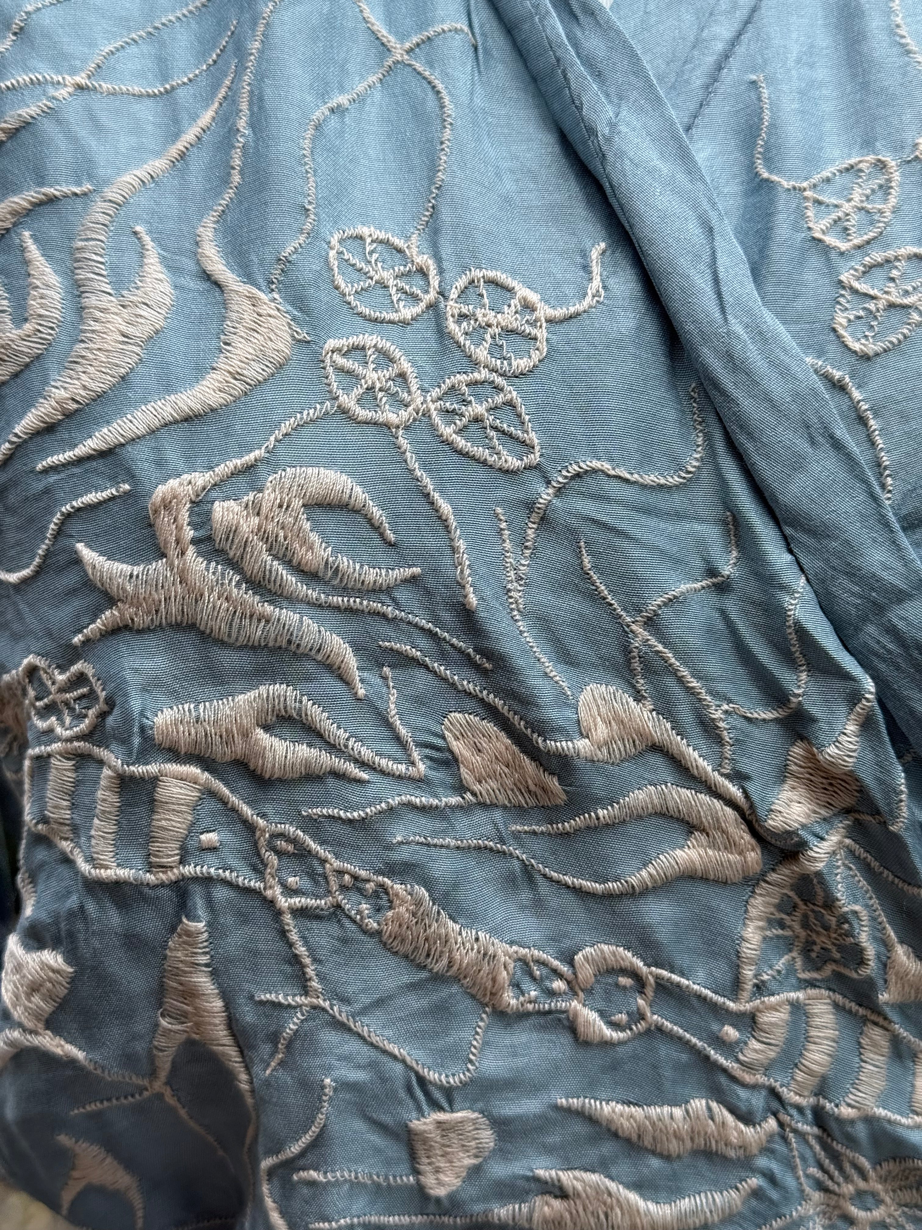  Otomo exquisite silk/linen wrap top - Stay Wild Collective  