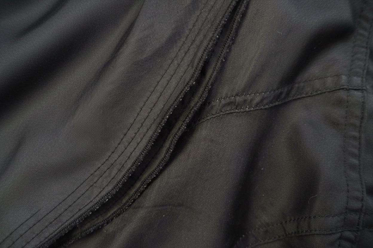  Otomo silk/satin French style jacket black - Stay Wild Collective  