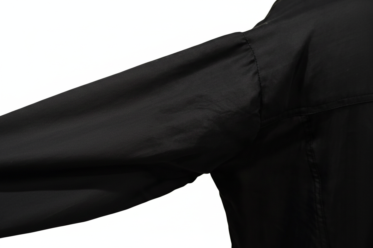  Otomo silk/satin French style jacket black - Stay Wild Collective  
