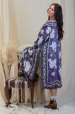 Floral Appliqué Danji Kimono Magnolia Pearl 591