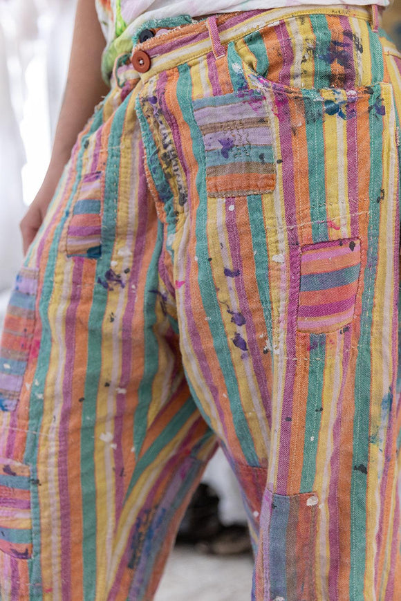 Magnolia Pearl Striped Miner Pants - 530 JUCFR-OS
