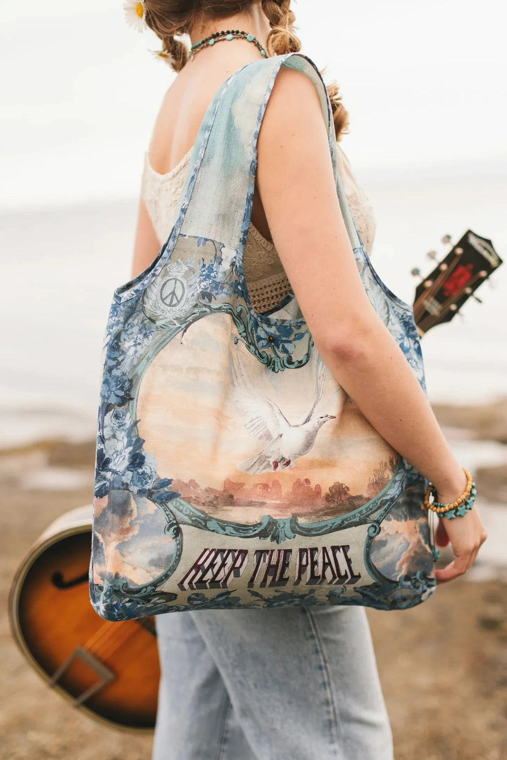Peace out market tote market of stars - Stay Wild Collective  