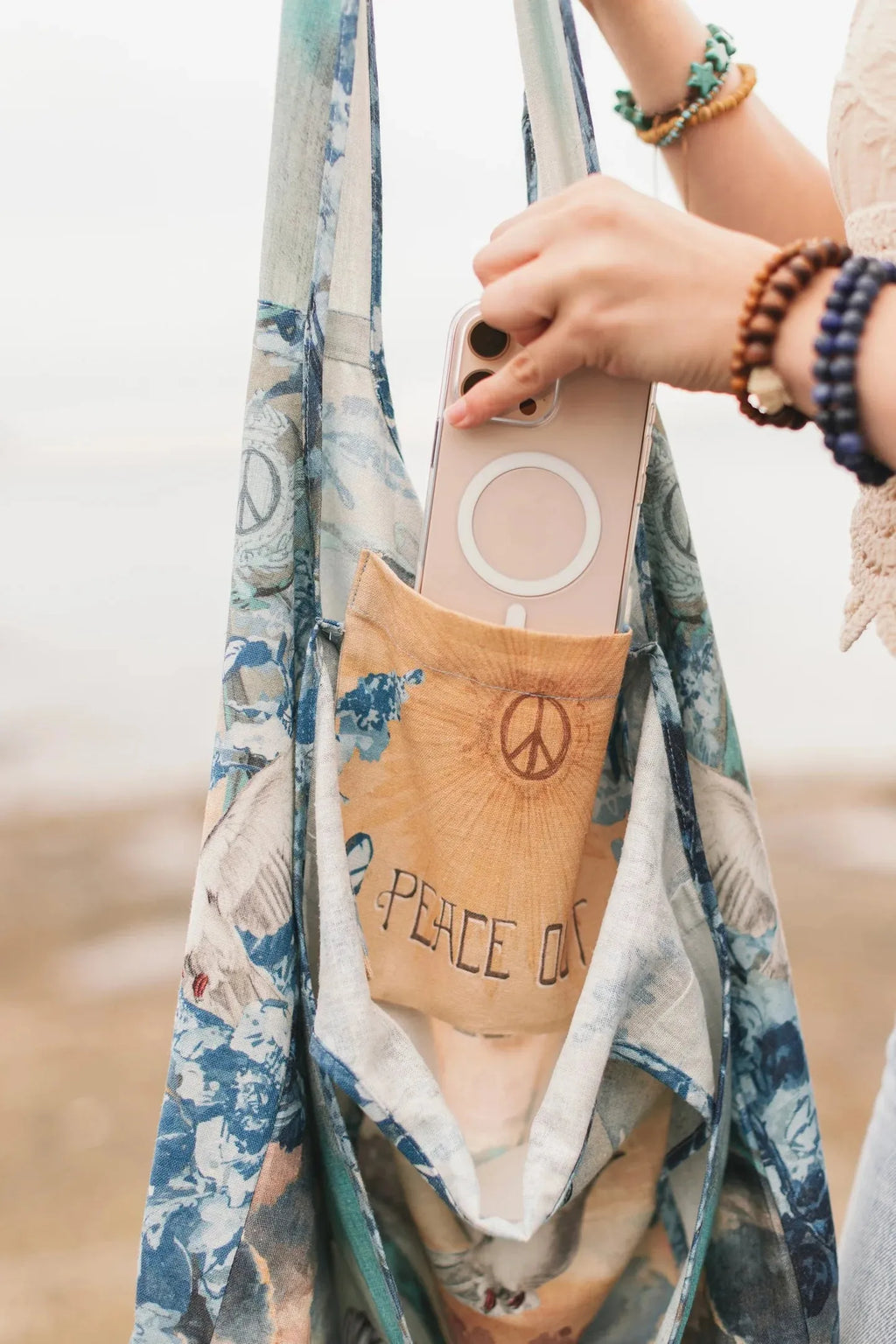 Peace out market tote market of stars - Stay Wild Collective  