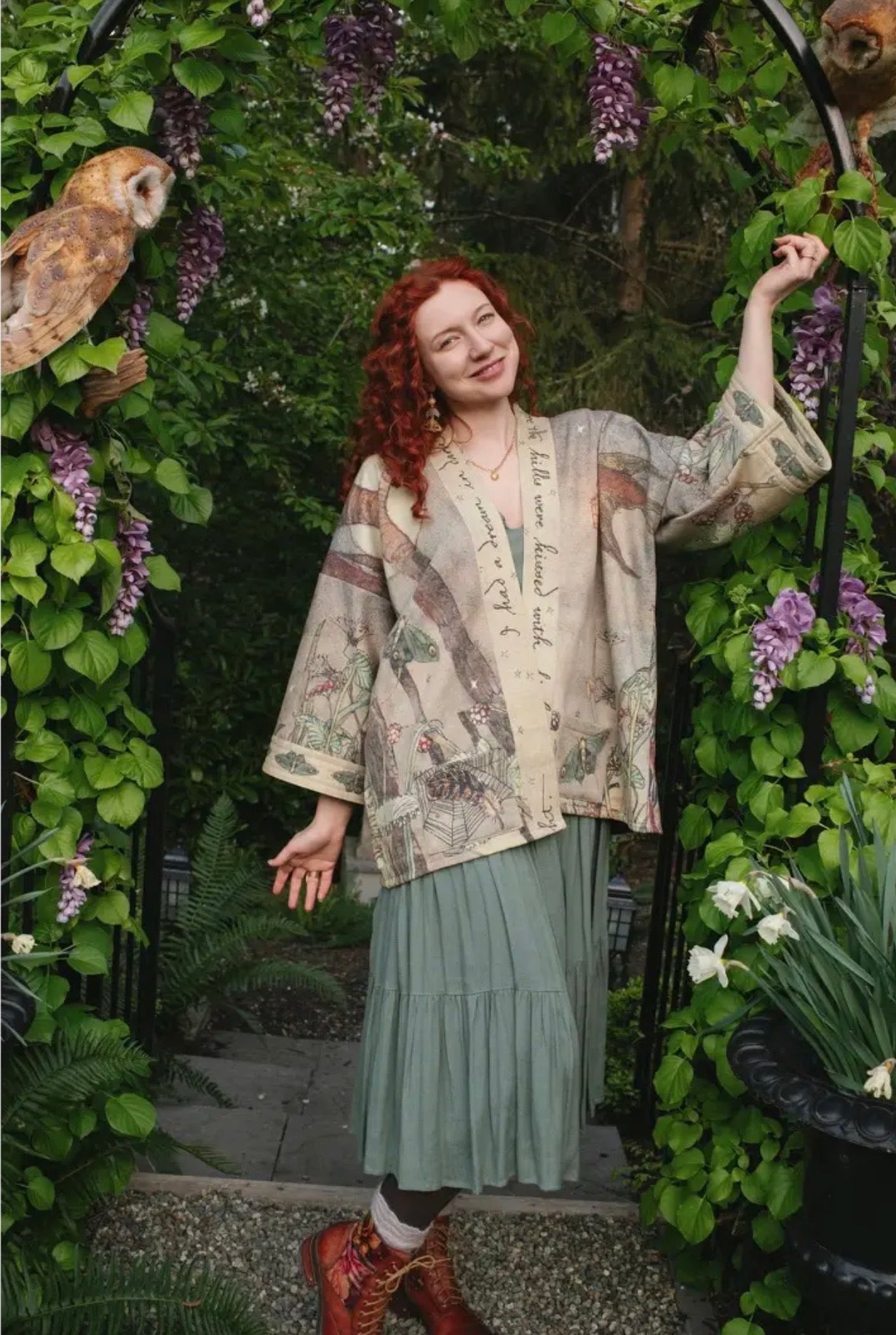   Pre order lovelight fleece cottage cadigan  kimono - Stay Wild Collective  