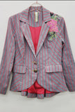 person wearing Pre order statement blazer Aratta - Stay Wild Collective  