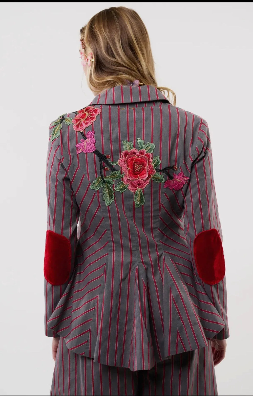 person wearing Pre order statement blazer Aratta - Stay Wild Collective  