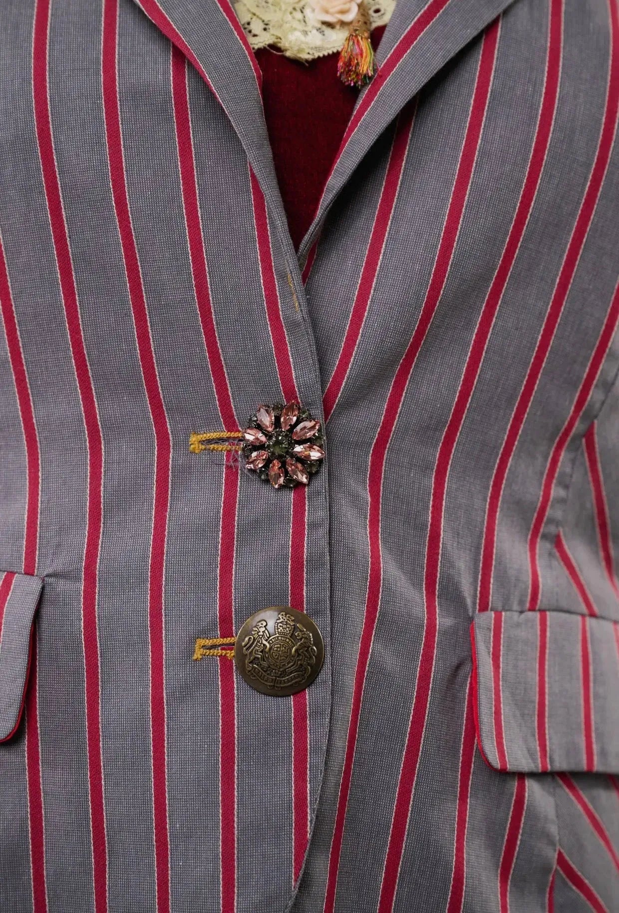 person wearing Pre order statement blazer Aratta - Stay Wild Collective  