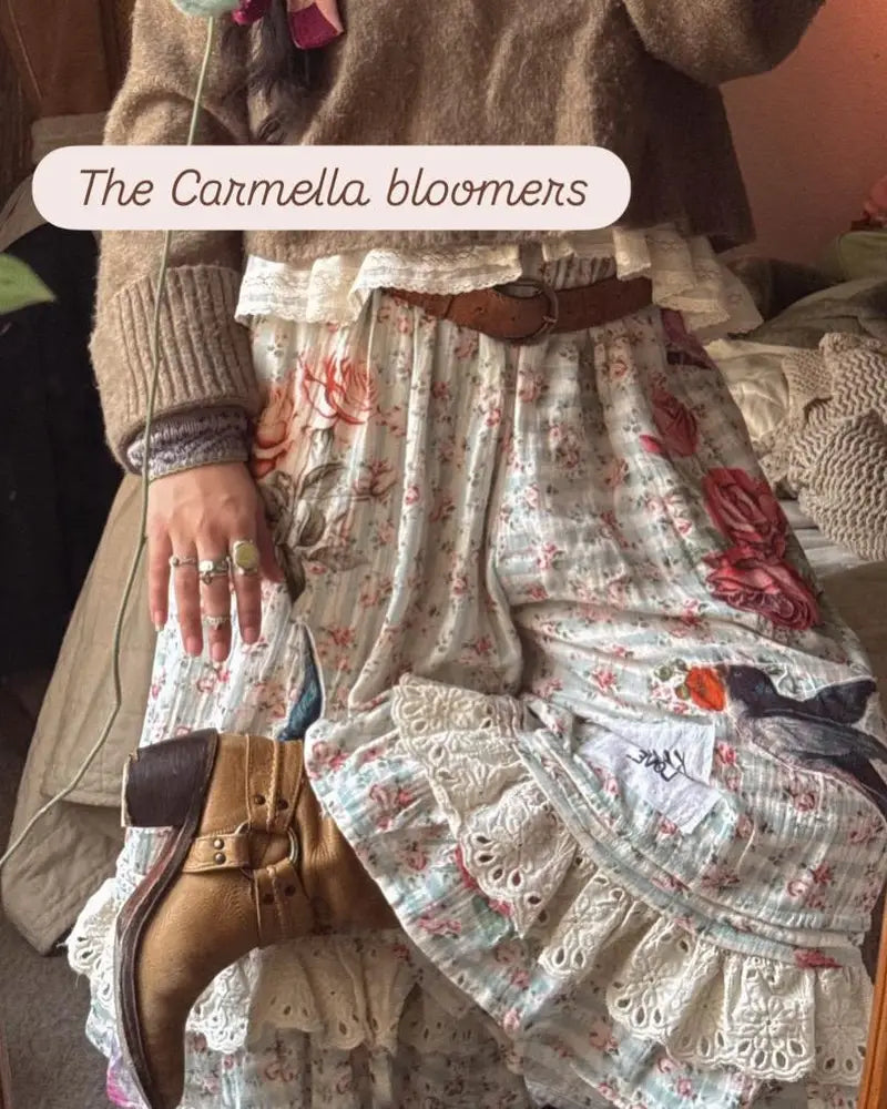  Preorder Indi & Sai cotton frill Carmella bloomers - Stay Wild Collective  