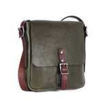 Rugged Hide Wynyard Leather Satchel - Green