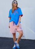 RIVIERA TEE - BLUE/RED hammil and co - Stay Wild Collective  
