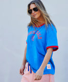 RIVIERA TEE - BLUE/RED hammil and co - Stay Wild Collective  