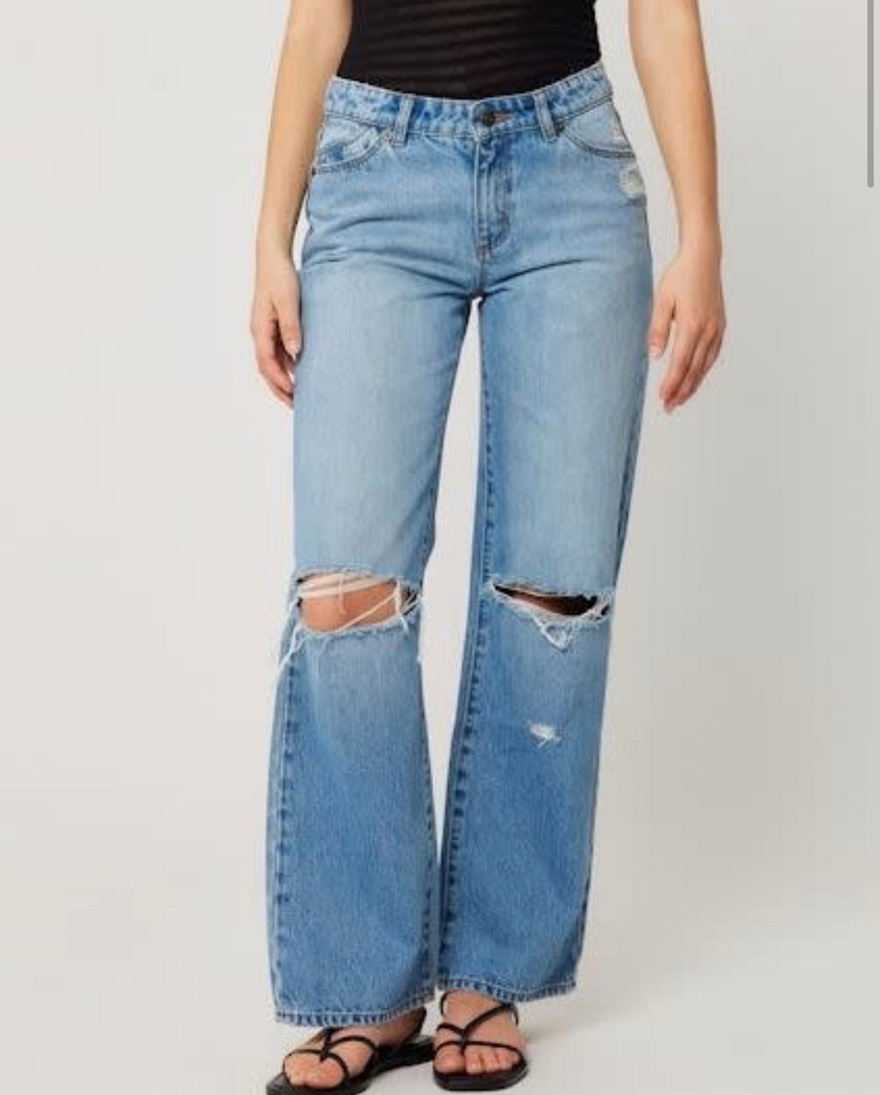  ROLLA'S HEIDI LOW JEAN - BRAD BLUE SALE - Stay Wild Collective  