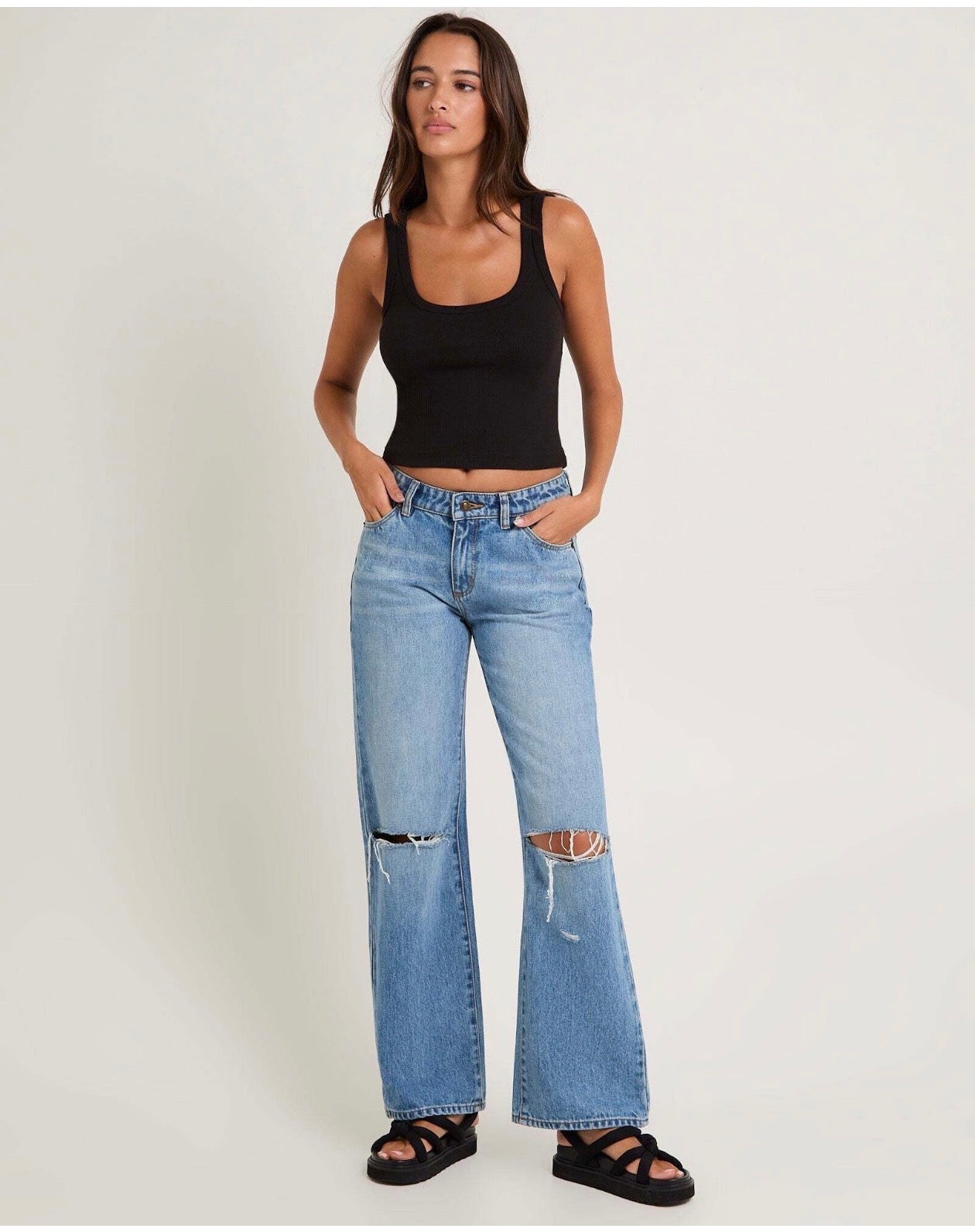  ROLLA'S HEIDI LOW JEAN - BRAD BLUE SALE - Stay Wild Collective  