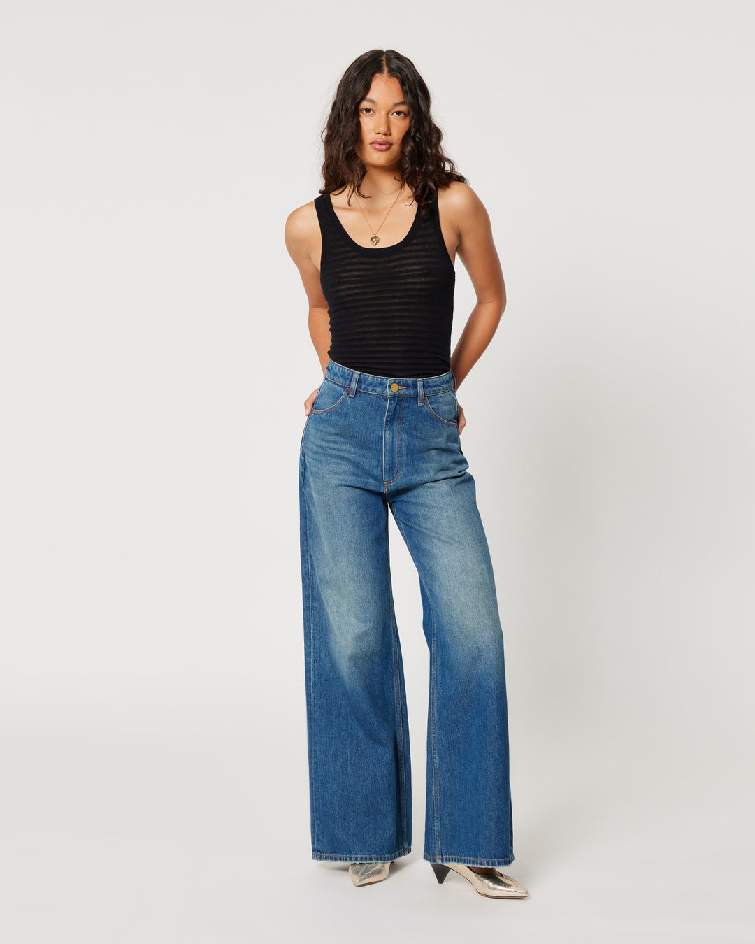   ROLLAS WOMENS STUDIO FLARE DARK VINTAGE BLUE SALE - Stay Wild Collective  