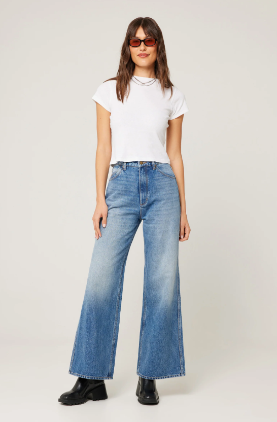   ROLLAS WOMENS STUDIO FLARE REAL WORN MID-VINTAGE BLUE SALE - Stay Wild Collective  