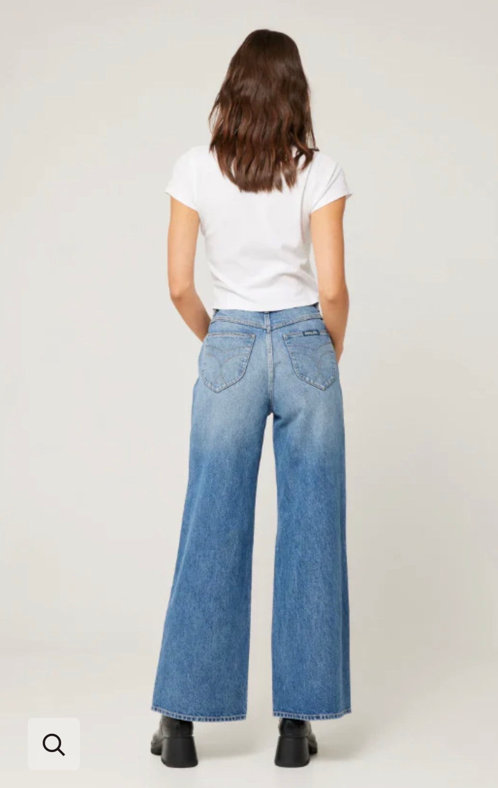   ROLLAS WOMENS STUDIO FLARE REAL WORN MID-VINTAGE BLUE SALE - Stay Wild Collective  
