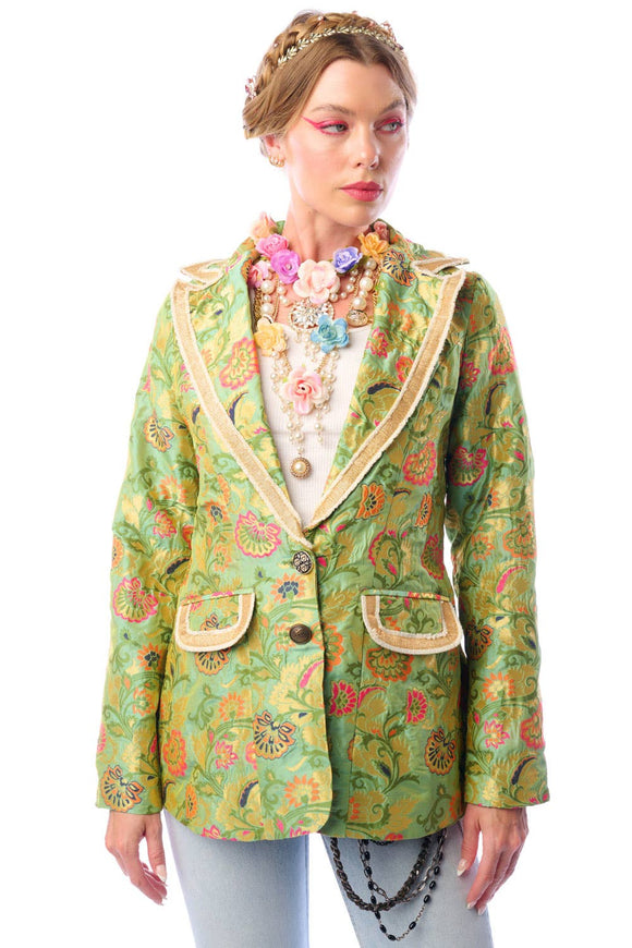 Renaissance Silk Jacquard Blazer/Jacket