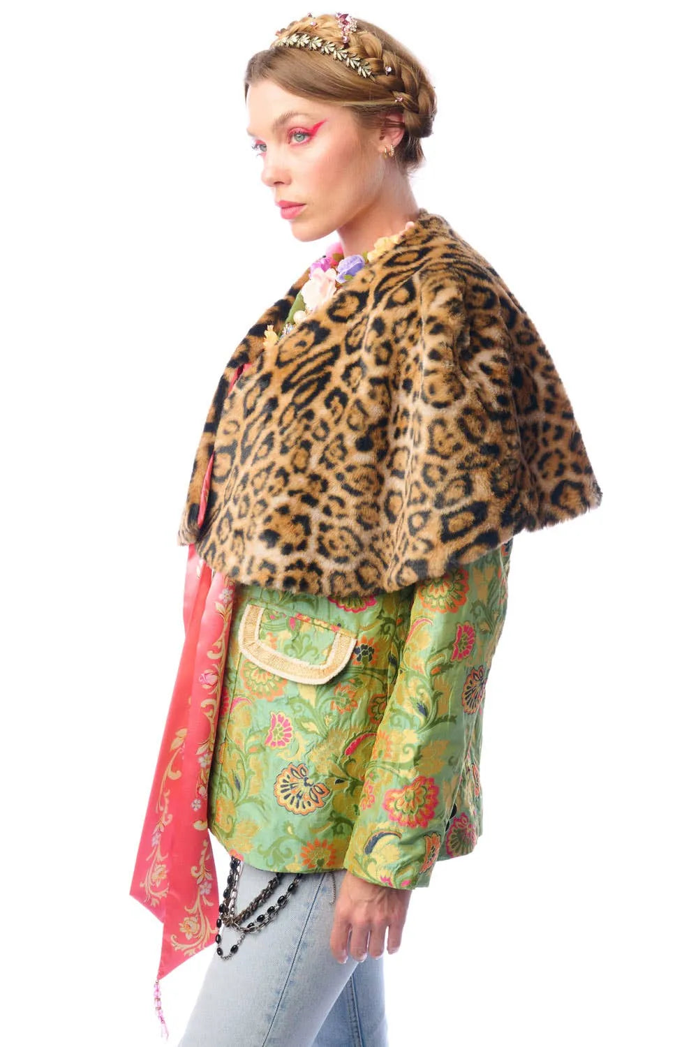 Renaissance Silk Jacquard Blazer/Jacket - Stay Wild Collective  