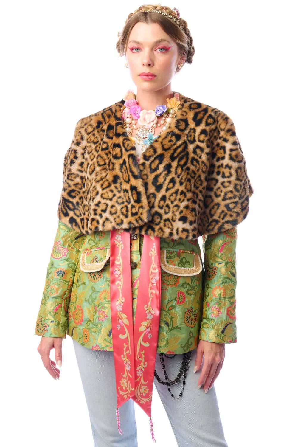 Renaissance Silk Jacquard Blazer/Jacket - Stay Wild Collective  