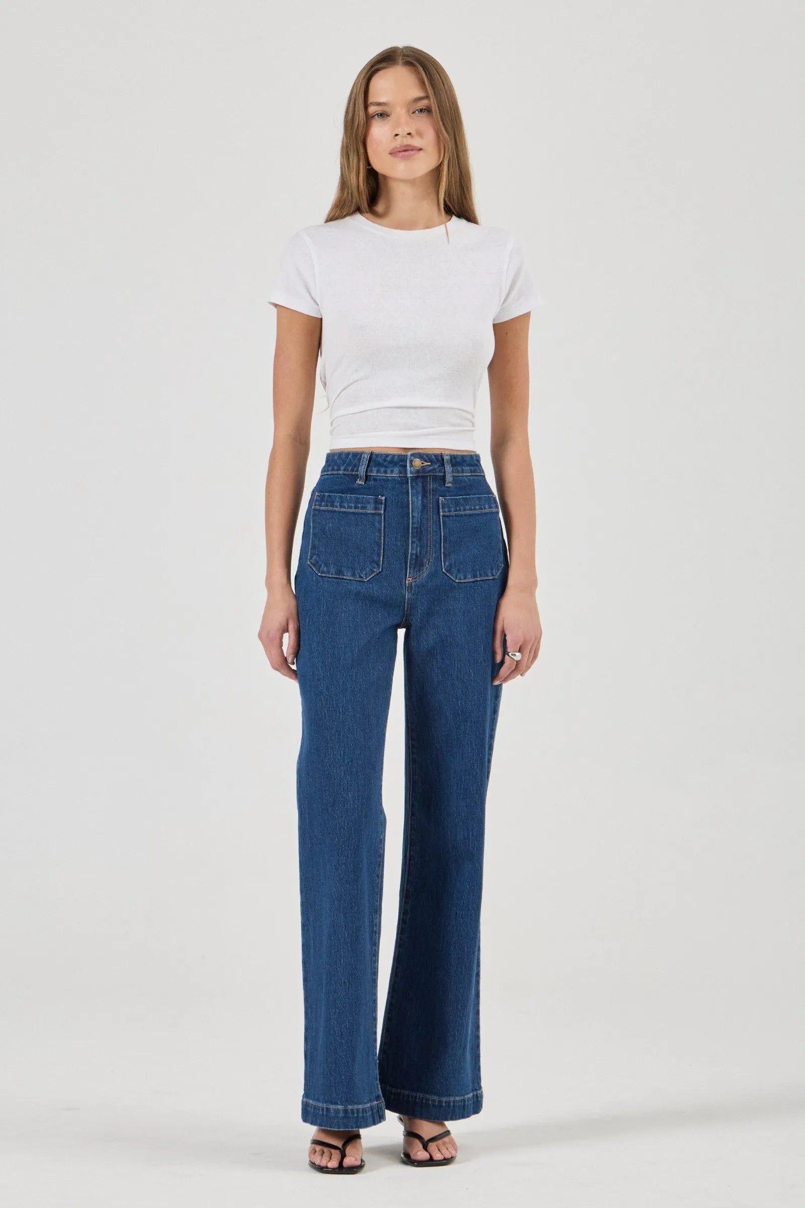 Rollas New Arrival
Sailor Jean Long - Eco Ruby Blue SALE - Stay Wild Collective  