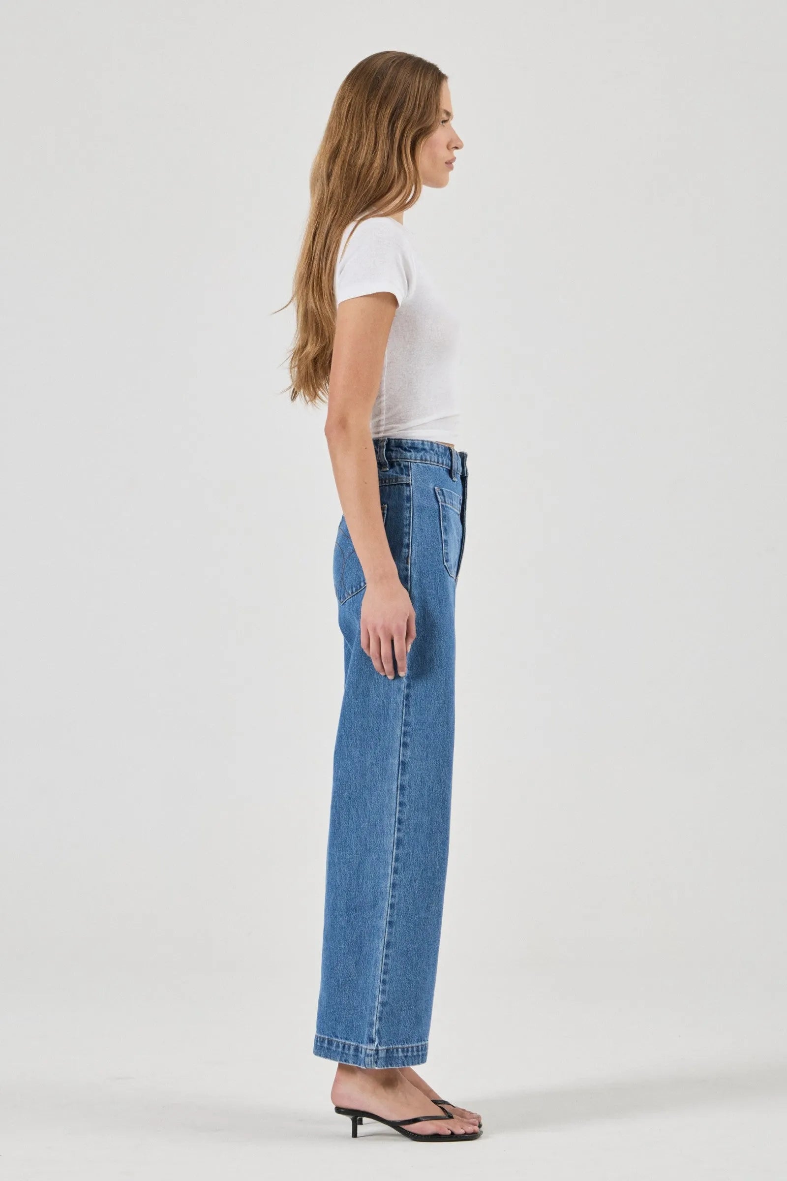  Rollas Sailor Jean - Ashley Blue SALE - Stay Wild Collective  Jeans